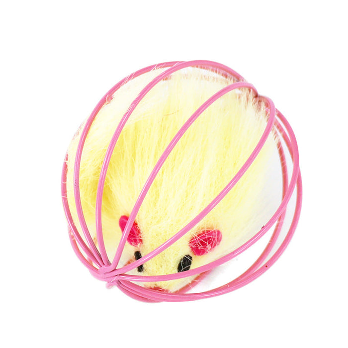 Caged Mouse Cat Toy