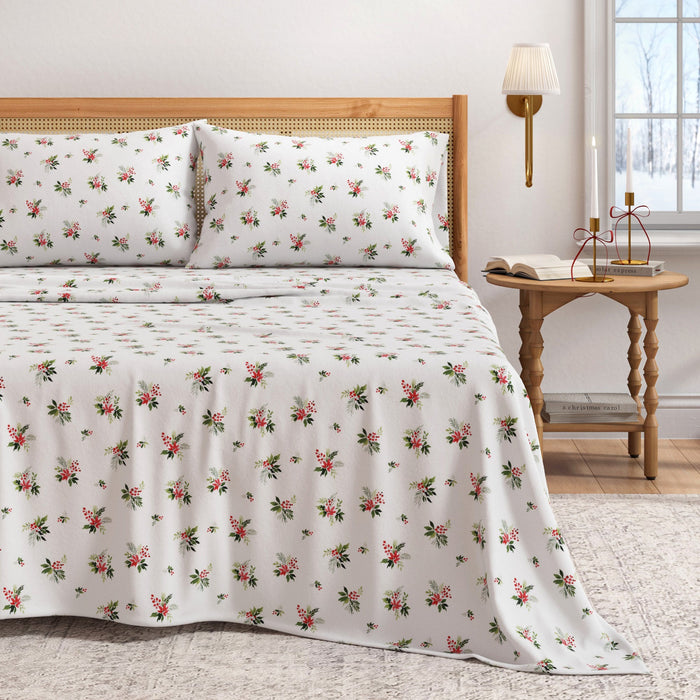 Turkish Cotton Flannel Sheet Set - Elevated Holiday Collection