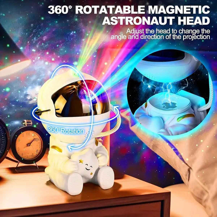 Astronaut Starry Night Light Projector For Aesthetic Room Decor