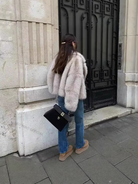 Faux Fur Women's Coat