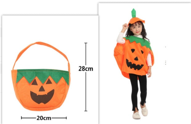 Halloween Pumpkin Child and Adult Costumes