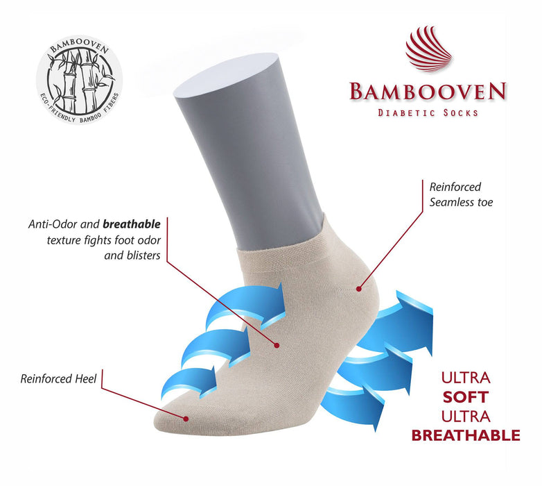 Women’s Bamboo Ankle Socks 8-Pack Gift Box, Jewel Mix