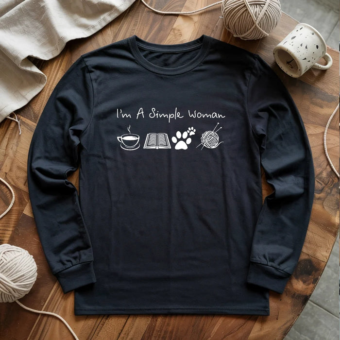 Simple Woman Long Sleeve T-shirt