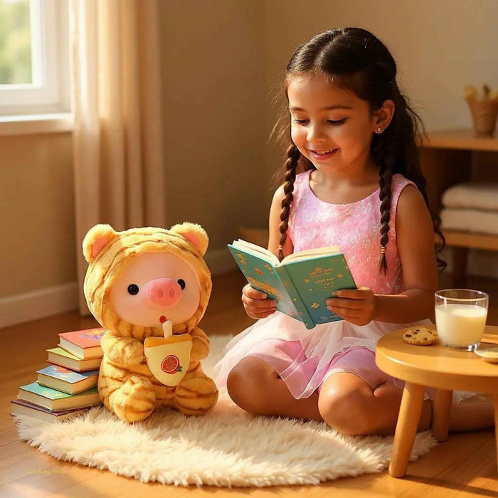Boba Pig Plushie – Ultra-Soft Kawaii Stuffed Animal