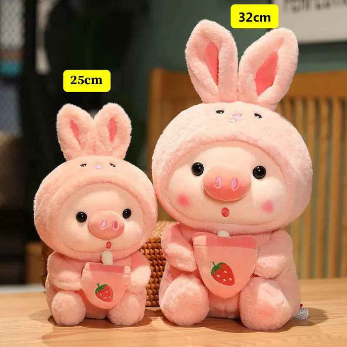 Boba Pig Plushie – Ultra-Soft Kawaii Stuffed Animal