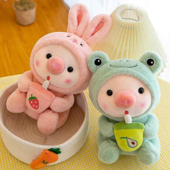 Boba Pig Plushie – Ultra-Soft Kawaii Stuffed Animal