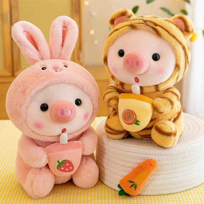 Boba Pig Plushie – Ultra-Soft Kawaii Stuffed Animal