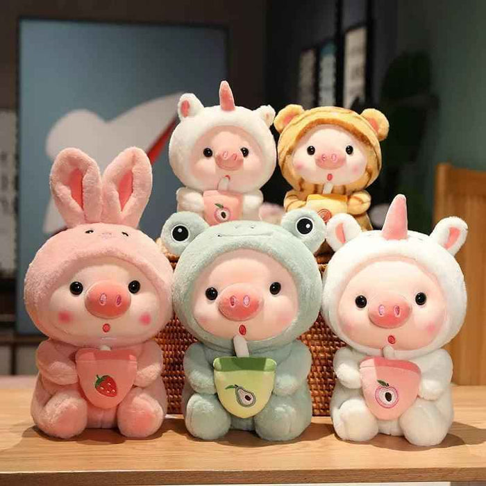 Boba Pig Plushie – Ultra-Soft Kawaii Stuffed Animal