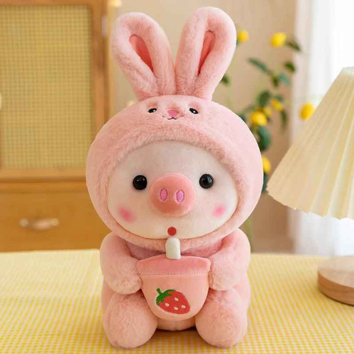 Boba Pig Plushie – Ultra-Soft Kawaii Stuffed Animal