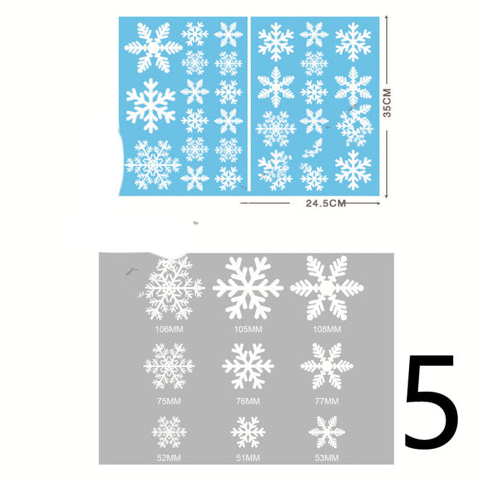 Christmas Themed Window Cling Set