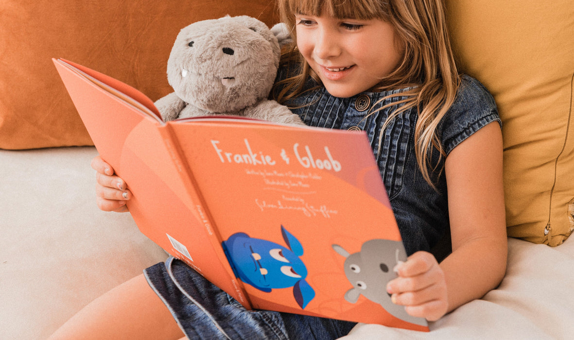 Frankie the Hippo Plush Toy + Book- Gift From The Land