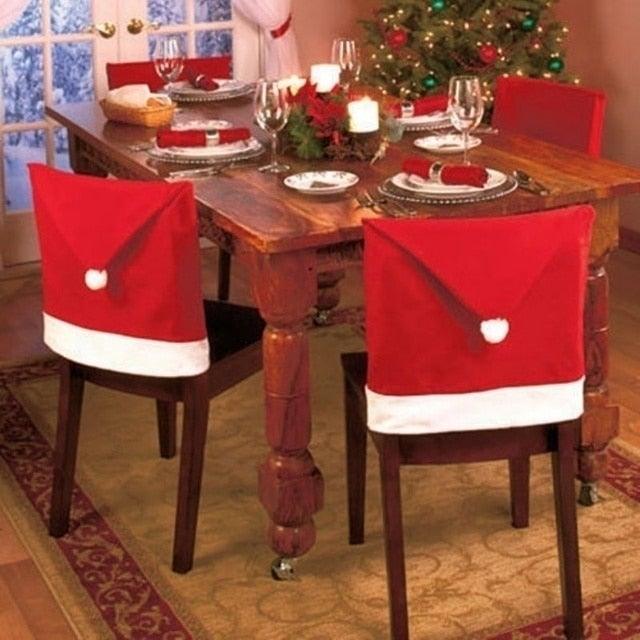 Christmas Themed Chair Back Covers