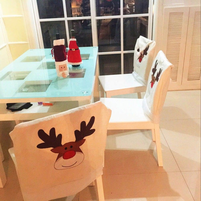 Christmas Themed Chair Back Covers