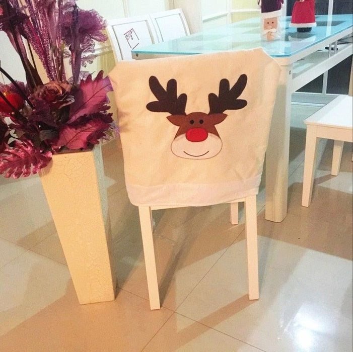 Christmas Themed Chair Back Covers