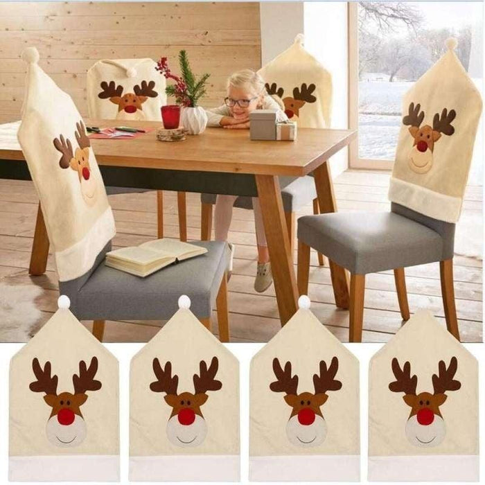 Christmas Themed Chair Back Covers