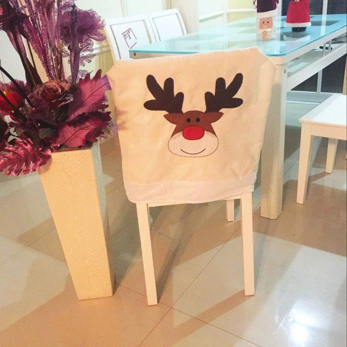 Christmas Themed Chair Back Covers