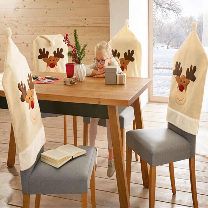Christmas Themed Chair Back Covers