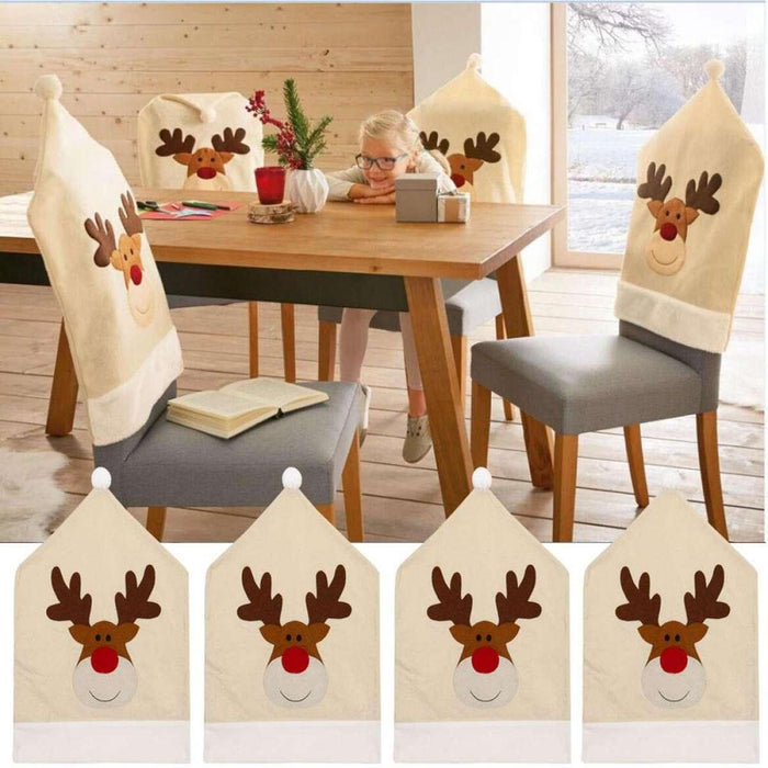 Christmas Themed Chair Back Covers