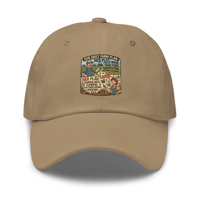 Men's comical print dad hat with adjustable strap and curved visor, casual low-profile design