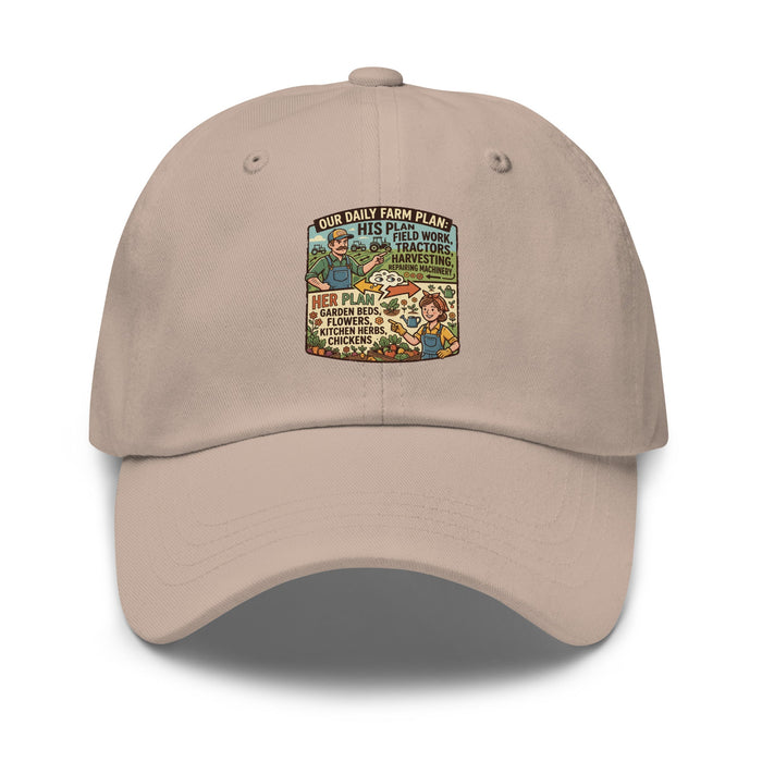 Men's comical print dad hat with adjustable strap and curved visor