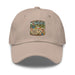 Men's comical print dad hat with adjustable strap and curved visor