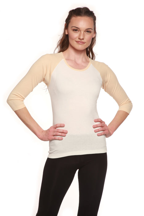 Women's Bamboo 3/4 Sleeve T-Shirt