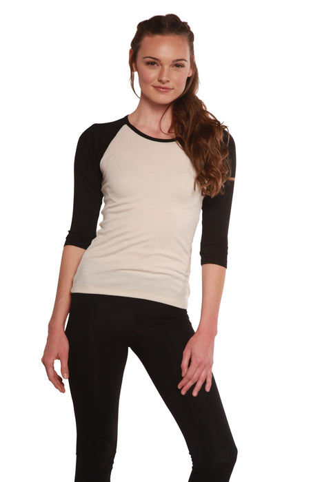 Women's Bamboo 3/4 Sleeve T-Shirt