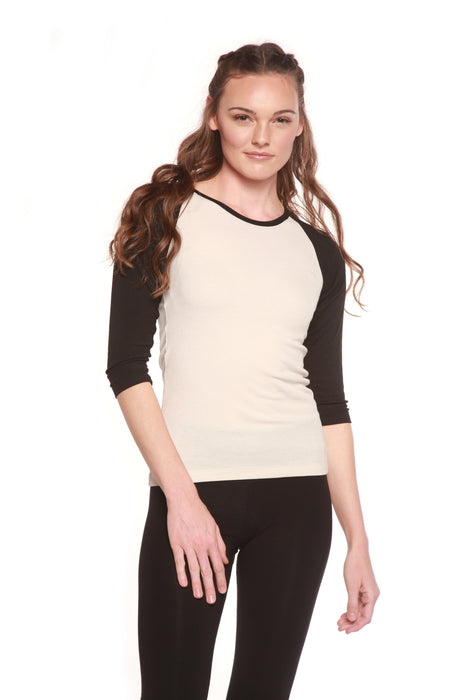 Women's Bamboo 3/4 Sleeve T-Shirt