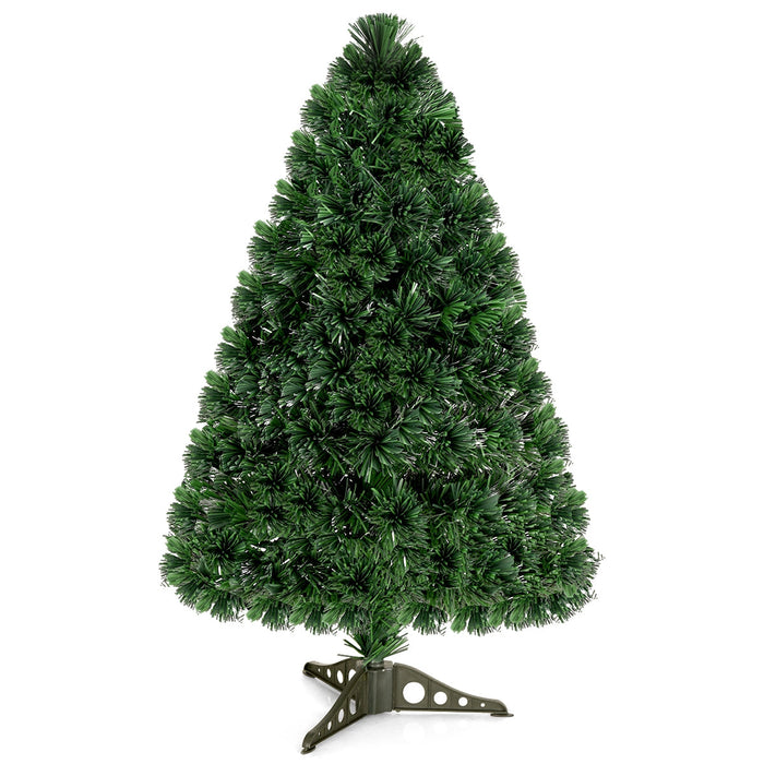 Fiber Optic Artificial PVC Christmas Trees 3' / 4' / 5' / 6'