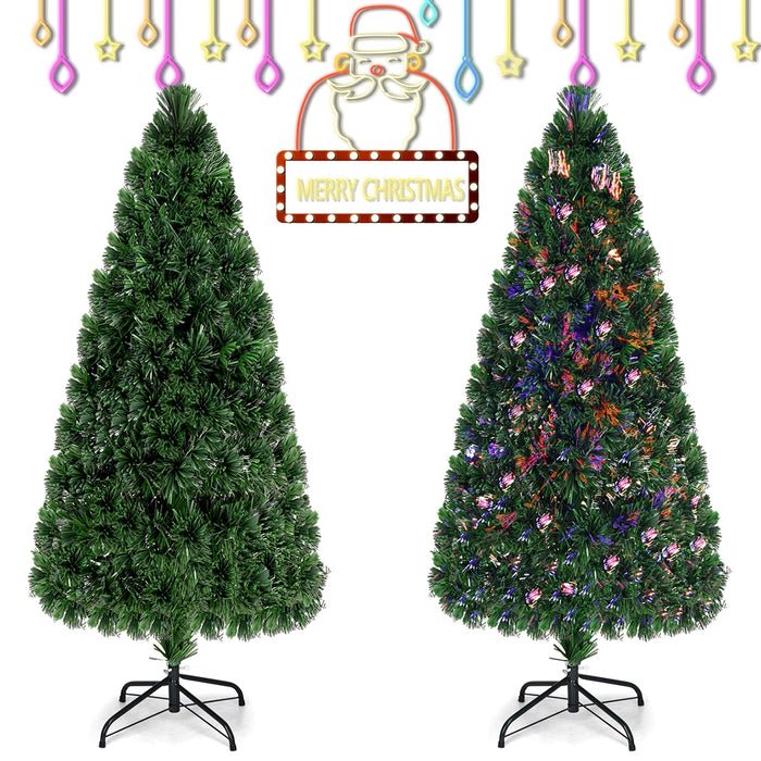 Fiber Optic Artificial PVC Christmas Trees 3' / 4' / 5' / 6'