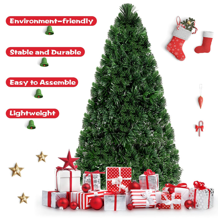 Fiber Optic Artificial PVC Christmas Trees 3' / 4' / 5' / 6'