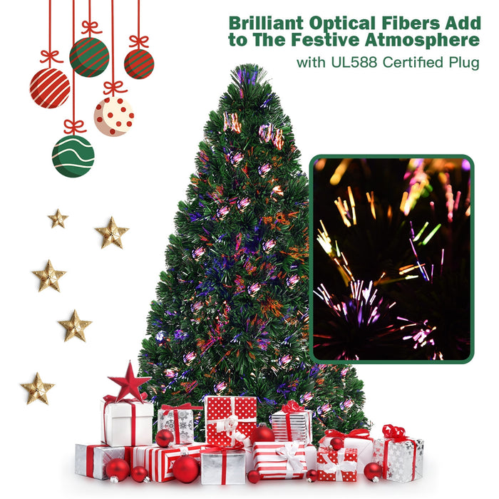 Fiber Optic Artificial PVC Christmas Trees 3' / 4' / 5' / 6'