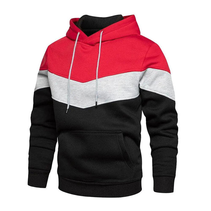 Cool Men's Multicolored Hooded Sweatshirt