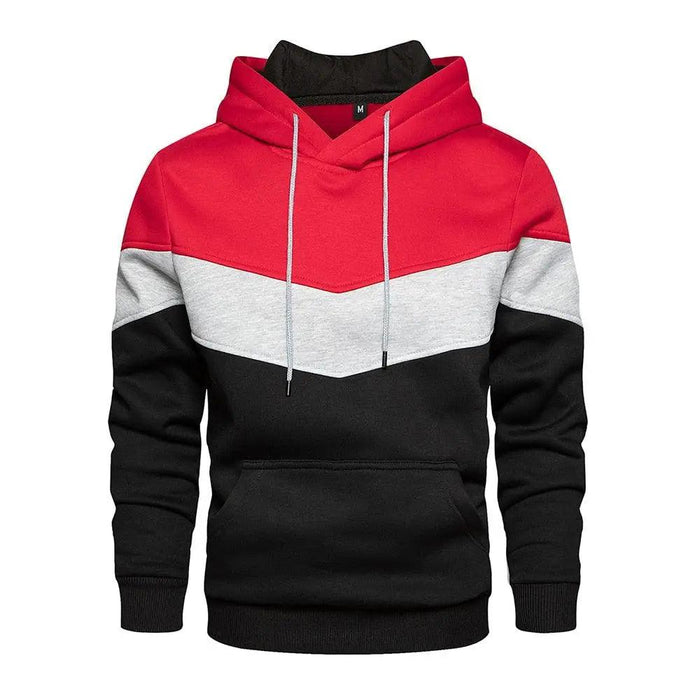 Cool Men's Multicolored Hooded Sweatshirt