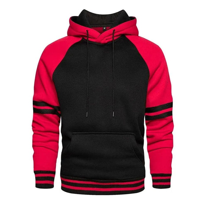 Cool Men's Multicolored Hooded Sweatshirt