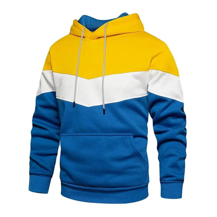 Cool Men's Multicolored Hooded Sweatshirt