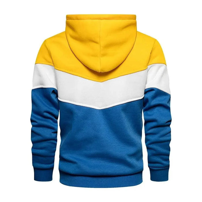 Cool Men's Multicolored Hooded Sweatshirt