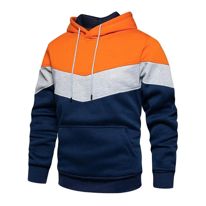 Cool Men's Multicolored Hooded Sweatshirt