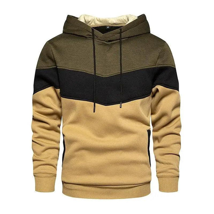 Cool Men's Multicolored Hooded Sweatshirt