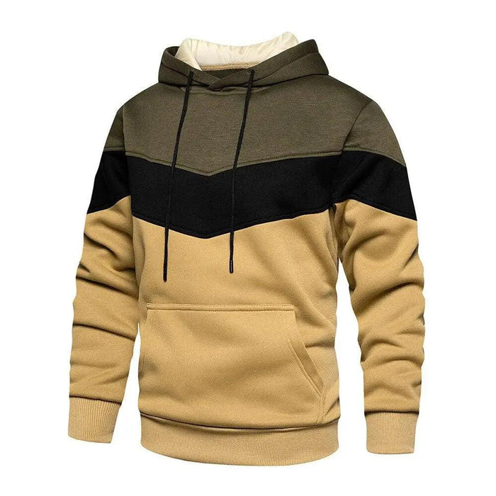 Cool Men's Multicolored Hooded Sweatshirt