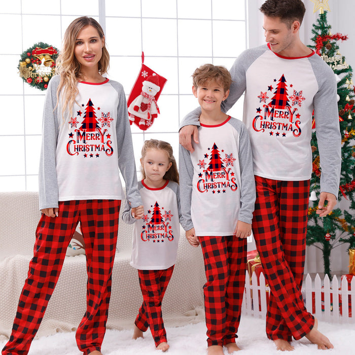 Parent and Children Christmas Matching Pajama Set