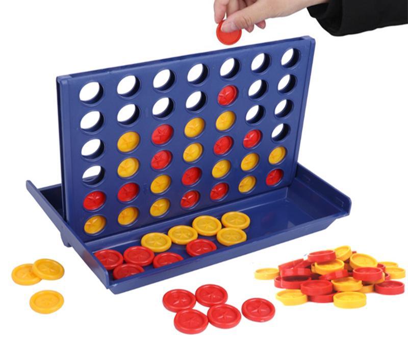 Connect 4 In A Line Board Game Foldable Children's/Educational