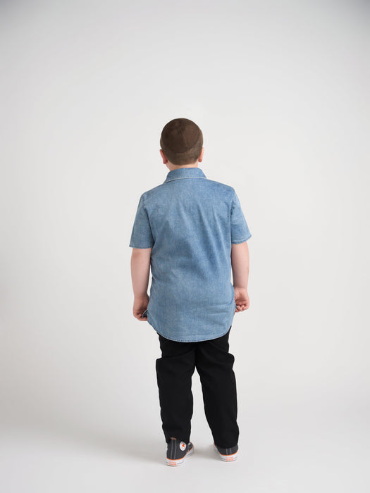 Youth Boys Denim Polo