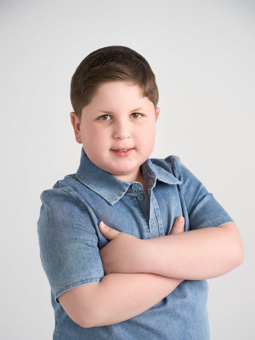 Youth Boys Denim Polo