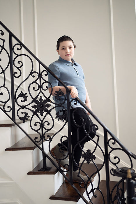 Youth Boys Denim Polo