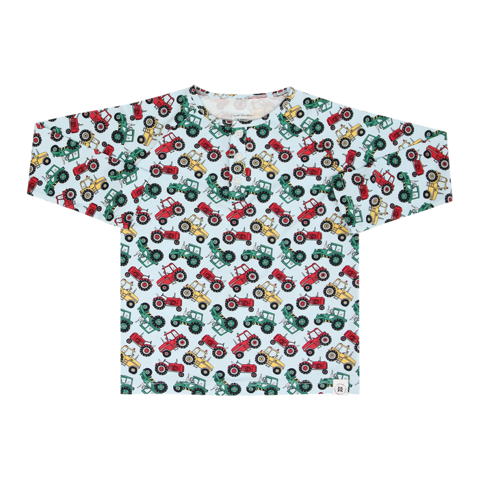 Kids Organic Down On The Farm Raglan Henley-Soft & Durable