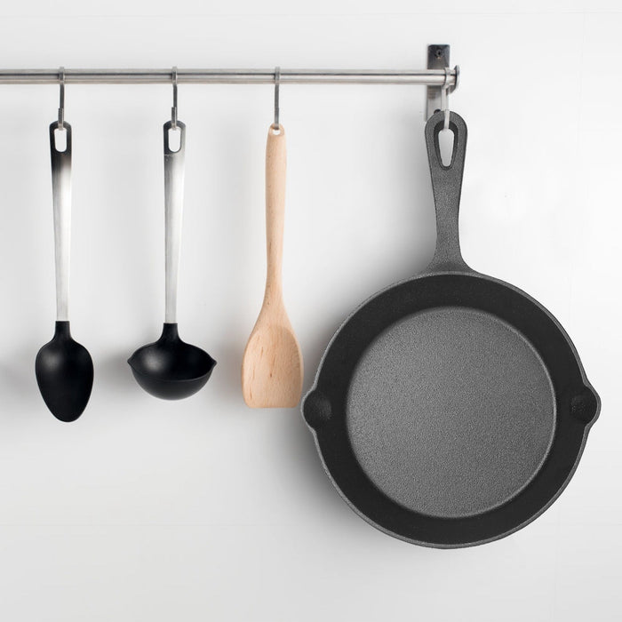 3-Piece Pre-Seasoned Cast Iron Skillet Set (6", 8", 10")
