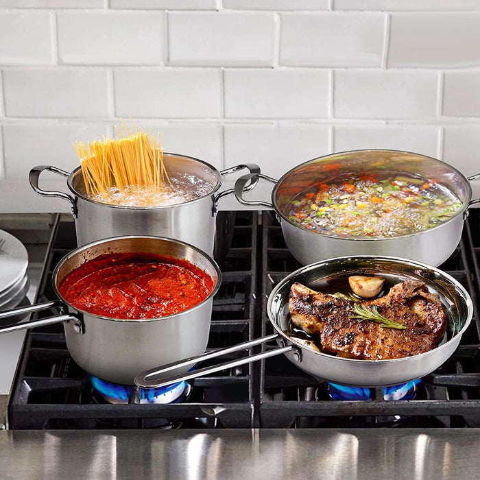 LJG Premium Stainless Steel Cookware Set