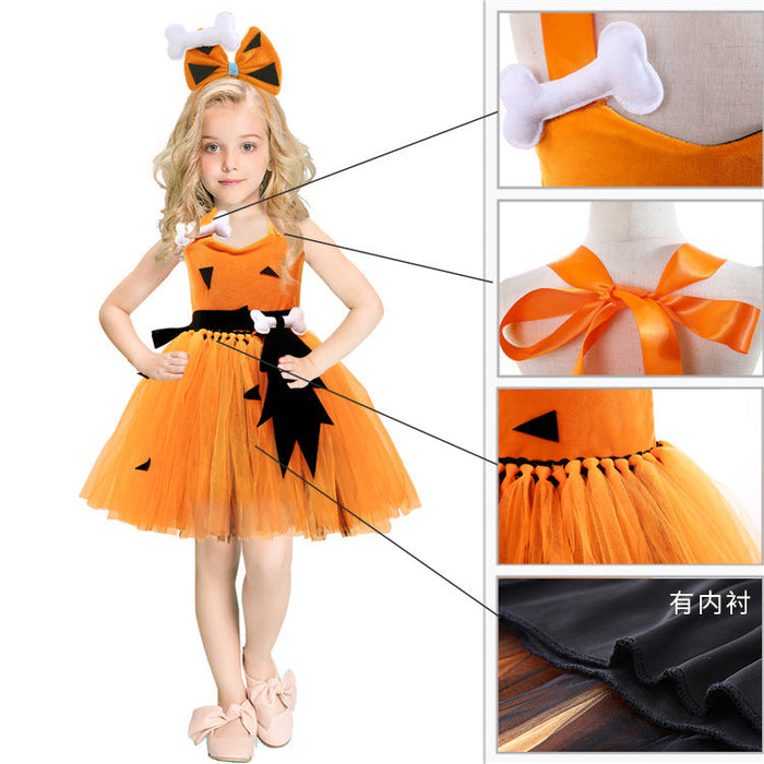 Halloween Party Girl Dress Costume