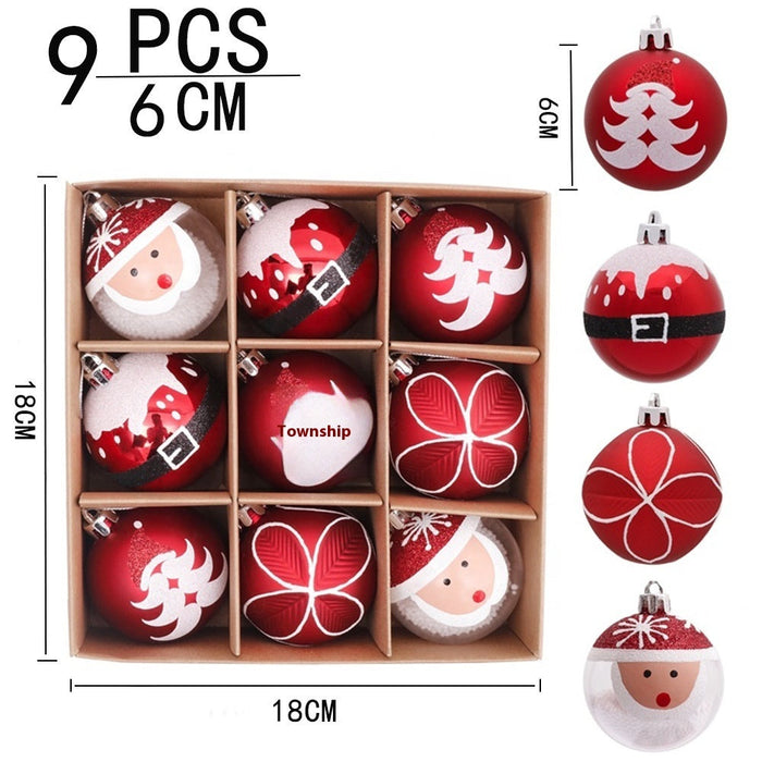 Christmas Themed Hand Drawn Christmas Decoration Sets
